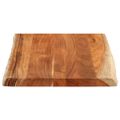 vidaXL Stolová doska 70x60x3,8 cm obdĺžnik masívna akácia živá hrana