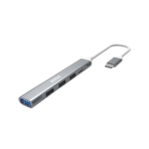 USB hub 5-portový, Marvo UH-008, USB 3.0 typ C, šedý