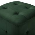 vidaXL Taburetky 2 ks zelené 30x30x30 cm semišová látka