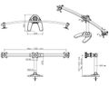 Neomounts FPMA-D700DD3/Držák displeje/na stůl/10-27"/stojan+průchodka/VESA 100X100/nosn. 3x8kg/3 displeje/černý Stojan, VESA, stolní, pro 3 ploché monitory, úhloprícka 10"-27", otácení 45°, rotace 360°, nosnost 24kg, cerný