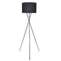 vidaXL Stojanová lampa, čierna 139 cm