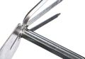Záhradná motyčka s kypričom, dĺžka 290 mm, ergonomická rukoväť SIXTOL