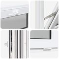 vidaXL Podkrovné okno RISOR 60 x 40 cm PVC a sklo