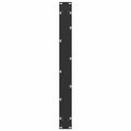 vidaXL Nohy k jedálenskému stolu v tvare U, 2 ks, čierne, 80 x (72-73) cm, oceľové