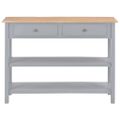 vidaXL Komoda z drevotriesky sivá 110x35x80 cm
