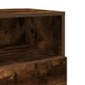 vidaXL Nočné stolíky 2 ks s 2 zásuvkami dymový dub 36x36x68 cm