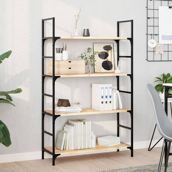vidaXL Plávajúce police 4 ks 100x30x2 cm neošetrené masívne drevo akácia