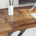 vidaXL Počítačový stôl Staré drevo 131 x 48 x 75 cm Kompozitné drevo