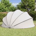 vidaXL Bazénový kopulovitý stan 500 x 500 x 236 cm Šedá a oranžová
