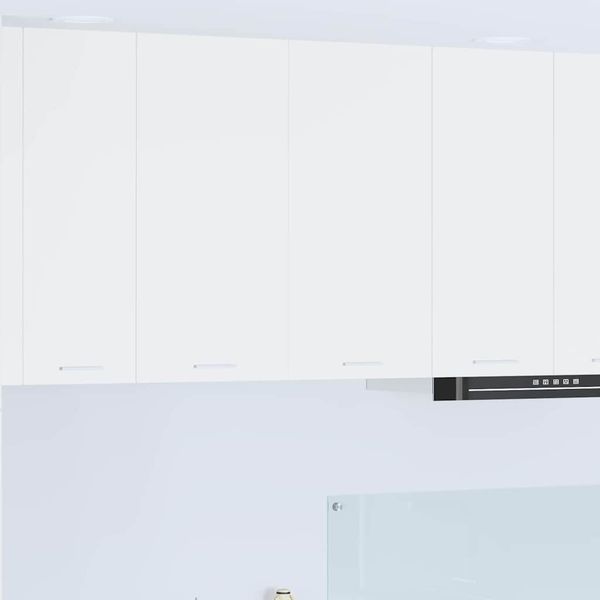 vidaXL Závesná skrinka Biela 80 x 31 x 80 cm Kompozitné drevo