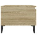vidaXL Bočný stolík dub sonoma 50x46x35 cm spracované drevo