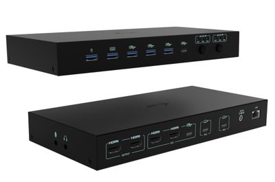 i-tec USB-C KVM Docking station pre 3 Hosts, Dual Display, 2x Power Delivery (1x 92W/2x 65W)