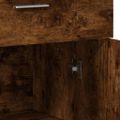 vidaXL Komody 2 ks dymový dub 60x30x84 cm kompozitné drevo