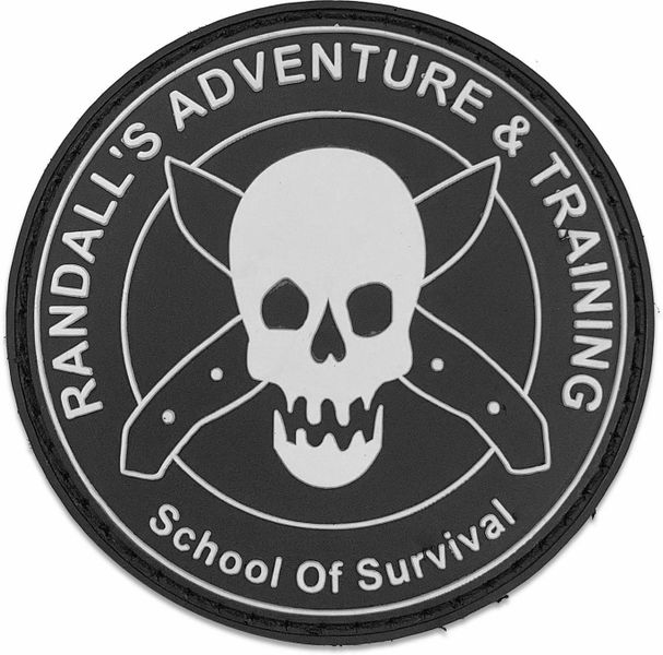 ESEE RAT-PATCH 3D gumená PVD nášivka, priemer 6,35 cm