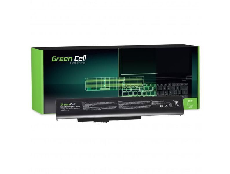 Green Cell MS03 batéria pre MSI CR640 CX640, Medion Akoya E6221 E7220 E7222 P6634, Fujitsu LifeBook