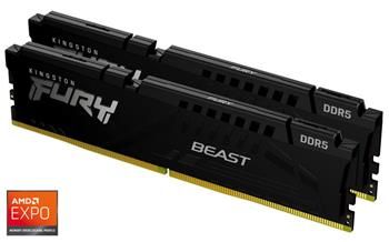 KINGSTON 32GB 5600MT/s DDR5 CL36 DIMM (sada 2) FURY Beast RGB EXPO