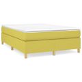 vidaXL Posteľný rám s boxspringom zelená 140x190 cm látka