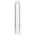 vidaXL Oblúkové gabiónové koše 13 ks 200x30x180/200 pozinkované železo