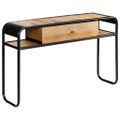 vidaXL Prístavný stolík 118x30x75 cm masívne mangovníkové drevo