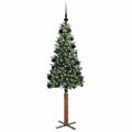 vidaXL Úzky vianočný stromček Zelená 150 cm