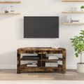 vidaXL RohováTVskriňa 102 x 40,5 x 45 cm Dymová dub Kompozitné drevo