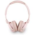 Bezdrôtové slúchadlá Guess BT HEADPHONES SCRIPT METAL LOGO ružové