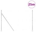 vidaXL Zvarené drôtené pletivo s betónovým základom 25 x 1,6 m