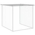 vidaXL Klietka pre kurčatá strecha bledosivá 1003x98x90 cm poz. oceľ