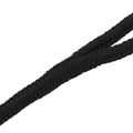 vidaXL Lano na čln 16 mm 9 m Čierna Polyester