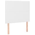 vidaXL Boxspring posteľ s matracom biela 80x200 cm umelá koža