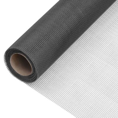 vidaXL Sieť proti hmyzu sklené vlákno 60x2000 cm čierna