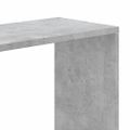 vidaXL Knižnica 5 políc betónovosivá 45x23,5x162,5 cm kompozit. drevo