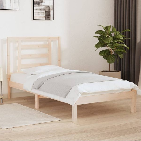 vidaXL Posteľ bez matraca 90x200 cm masívna borovica