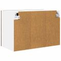 vidaXL Závesná skrinka Dymová dub 60 x 31 x 40 cm Kompozitné drevo
