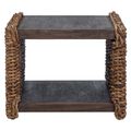 vidaXL Konferenčný stolík Prírodná 45 x 45 x 45 cm