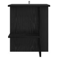vidaXL Konferenčný stolík Čierny dub 40 x 30 x 49 cm Kompozitné drevo