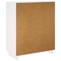 vidaXL Skrinka na topánky 73 x 38 x 87,5 cm Kompozitné drevo Biela