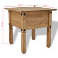 vidaXL Bočný stolík mexická borovica Corona Range 53,5x53,5x55 cm