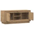 vidaXL TV skrinka 102 x 35 x 45 cm Remeselný dub Kompozitné drevo