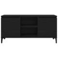 vidaXL TV skrinka 102 x 35 x 50 cm Čierny dub Kompozitné drevo