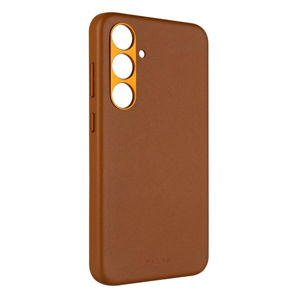 Kryt FIXED MagLeather MagSafe Galaxy S24, hnedý