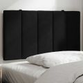 vidaXL Vankúš na čelo postele Hanko čierny 90 cm zamat