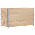 vidaXL Paletové ohrádky 3 ks 100x50 cm borovicový masív