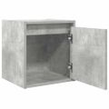 vidaXL Nástenné nočné stolíky 2 ks betónovo sivé 38x34x40 cm