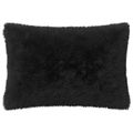 vidaXL Poťah na podložku 6 pcs HEERLEN Čierna 50 x 75 cm PV fleece