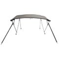 vidaXL Strieška Bimini so 4 oblúkmi a stenami 243x(170-182)x137 cm