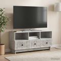 vidaXL TV skrinka Betónovo sivá 102 x 34,5 x 50 cm Kompozitné drevo