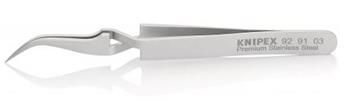Knipex, 92 91 03, Presné pinzety s klcom, nerezové