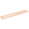 vidaXL Stolová doska 220x40x(2-4) cm neošetrený masív živé hrany