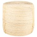 vidaXL Lano 100% sisal 8 mm, 25 m
